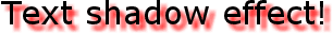 CSS3 文本效果