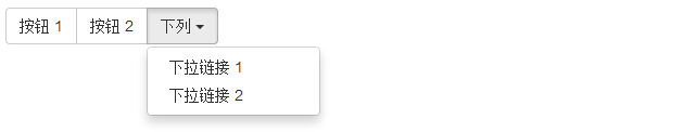 Bootstrap  嵌套的按钮组