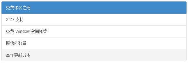 Bootstrap 向列表组添加链接