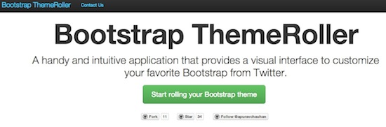 Bootstrap ThemeRoller编辑器