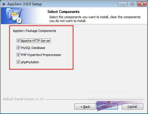 appserv数据库 v2.6.0 附安装教程
