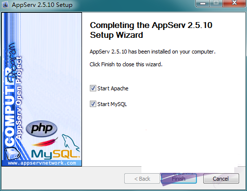 appserv数据库 v2.6.0 附安装教程