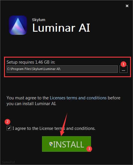 Luminar AI破解版安装教程
