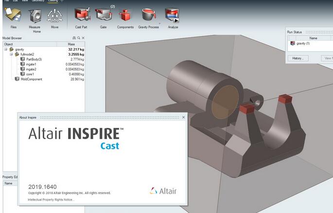 Altair Inspire Cast 2019(铸造仿真软件) v2019.1.1949免费版 附安装教程