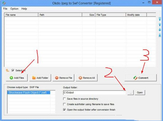 Okdo Jpeg to Swf Converter(jpeg图片转swf工具)