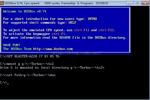 Turbo C 2.0 dosbox版 支持win7