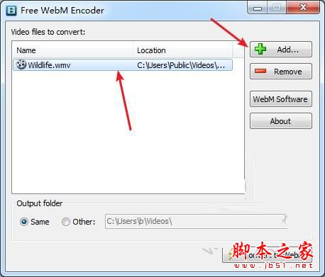 免费WebM编码器(Free WebM Encoder)