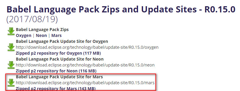 Eclipse 4.8 汉化教程 Eclipse 4.8 中文语言包下载