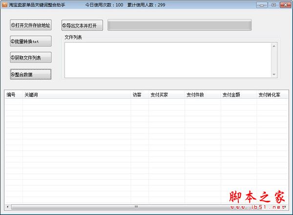 淘宝卖家单品关键词整合助手