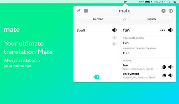 Mate Translate Mac版