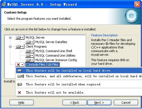 MySQL 6.0 Windows下安装教程图解