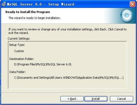 MySQL 6.0 Windows下安装教程图解